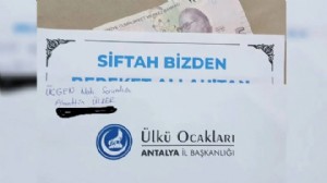 Ülkü Ocakları’ndan esnafa ‘5 TL’lik zarf!