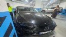 Vale 7 milyonluk aracı otoparkta pert etti