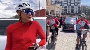 Vali Çiçekli'nin vedasına sporcular eşlik etti!