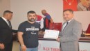 Hayvanları kurtaran nakliyecilere teşekkür belgesi