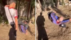 Yaşlı adama acımasız saldırı!